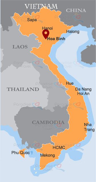 Hoa Binh Location Map