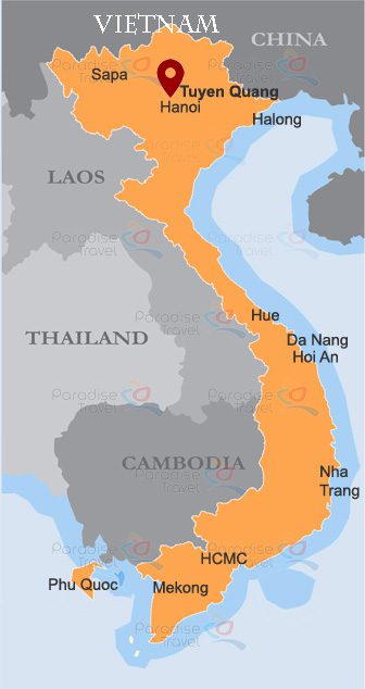 Tuyen Quang Location Map
