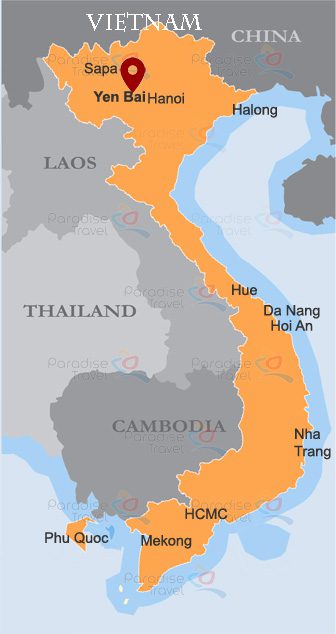 Yen Bai location map