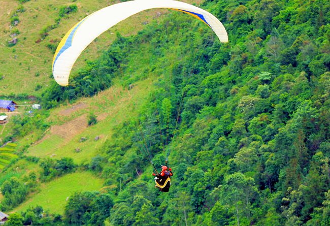 Paragliding from Khau Pha Pass, Vietnam Best Places for Paragliding in Vietnam